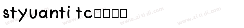 styuanti tc字体转换